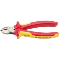 Knipex VDE Fully Insulated Diagonal Side Cutters 160mm - 70 08 160 UKSBE